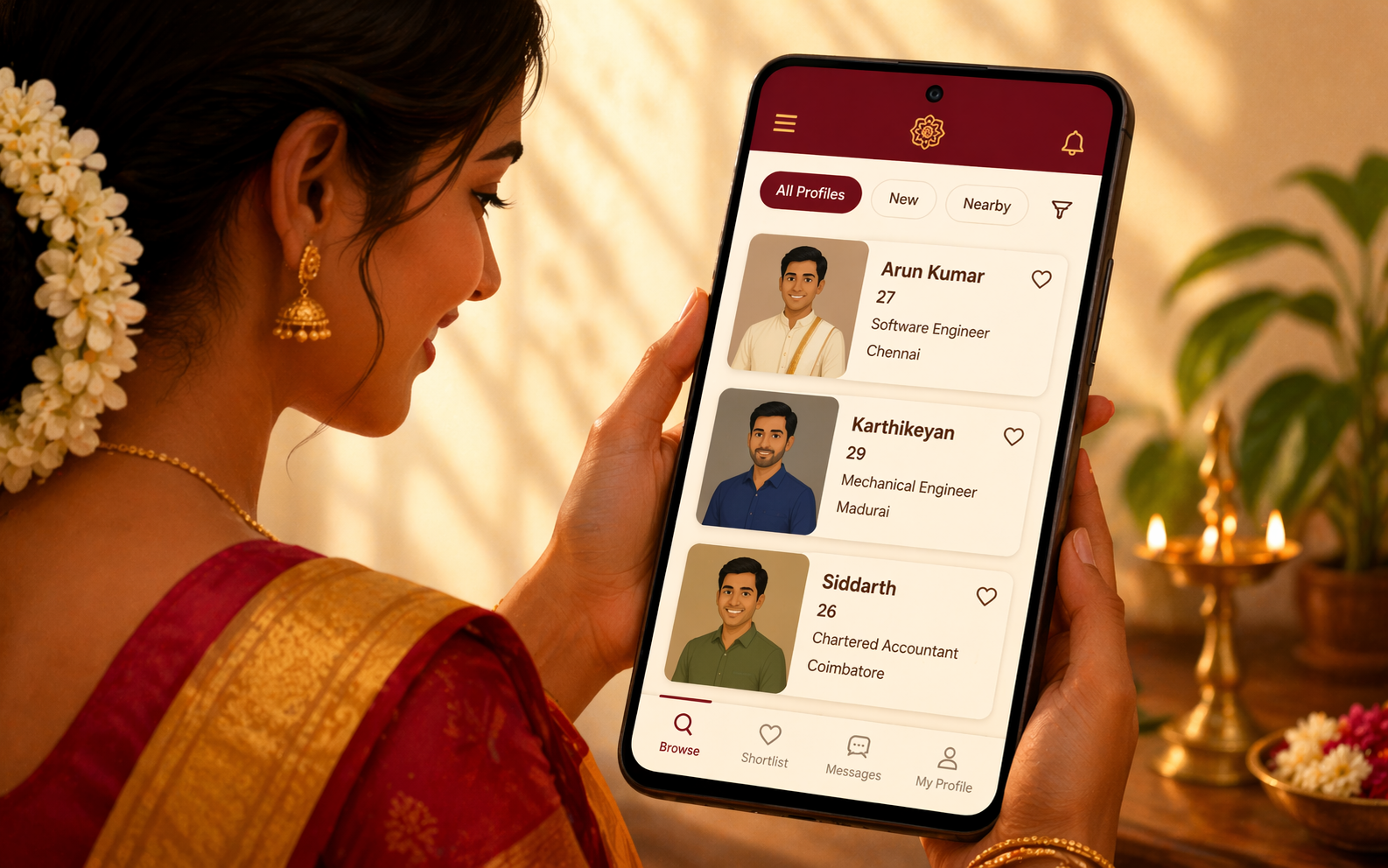Browse profiles